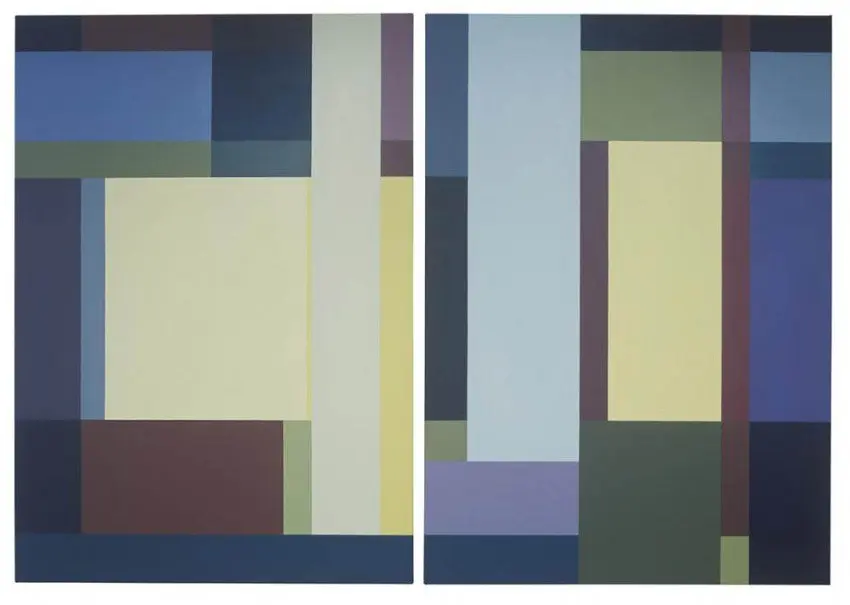 Formation I & Formation II (diptych)